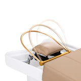 Gabbiano Head Spa 017B hair washing bed beige - BVShop