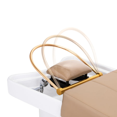 Gabbiano Head Spa 017B hair washing bed beige - BVShop