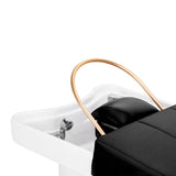 Gabbiano Head Spa 017B hair washing bed black - BVShop