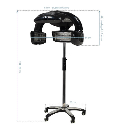 Gabbiano infrazon standing 628 black - BVShop