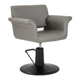 Gabbiano Lucca hairdressing chair grey - BVShop