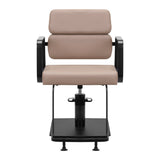 Gabbiano Porto-BM hairdressing chair black beige - BVShop