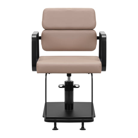 Gabbiano Porto-BM hairdressing chair black beige - BVShop