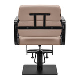 Gabbiano Porto-BM hairdressing chair black beige - BVShop