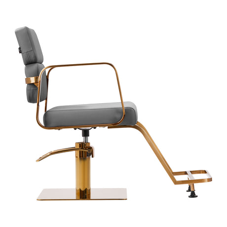 Gabbiano Porto-GM hairdressing chair gray - BVShop