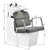 Gabbiano Porto hair wash unit grey grey - BVShop
