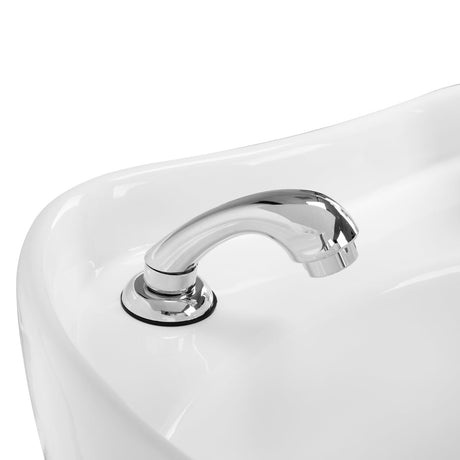 Gabbiano Porto grey hair wash unit for salon, featuring a comfortable chair and sink for hairdressing services.