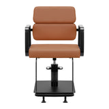 Gabbiano Porto hairdressing chair black orange - BVShop