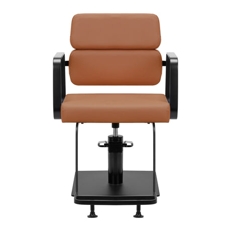 Gabbiano Porto hairdressing chair black orange - BVShop