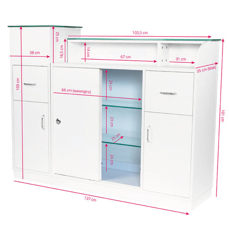 Gabbiano reception desk q-0333 - BVShop