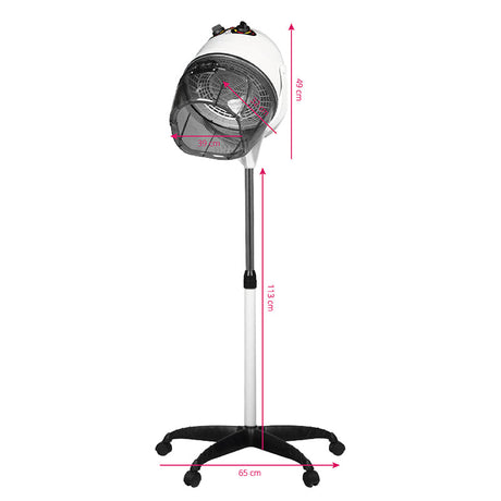 Gabbiano standing dryer 1600 one speed white - BVShop