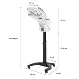 Gabbiano standing hairdressing sauna 408D white with active ozone - BVShop