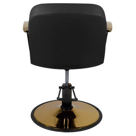 Gabbiano styling chair golden Bologna black - BVShop