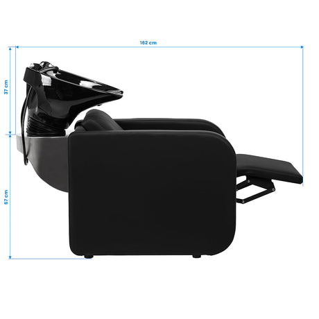 Gabbiano Sylvia hairdressing wash station black - BVShop