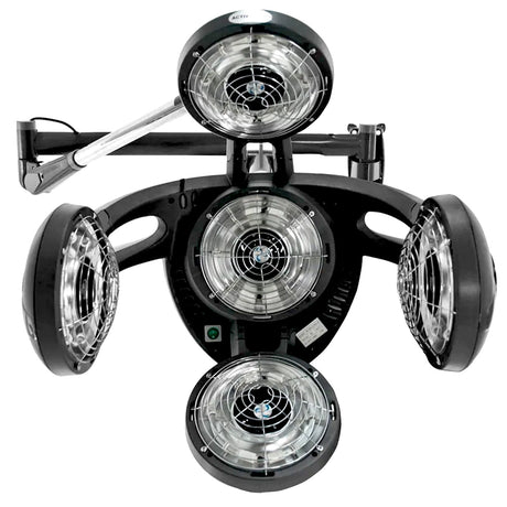 Gabbiano wall-mounted infrazone GD-505W black - BVShop