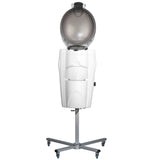 Gabbiano white standing hairdressing sauna with active ozone - BVShop