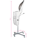 Gabbiano white standing hairdressing sauna with active ozone - BVShop