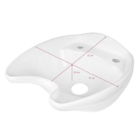Gabbiano white wash bowl - BVShop