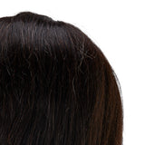 Gabbiano WZ1 hairdressing training head, natural hair, color 1#, length 16" - BVShop