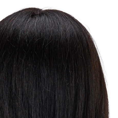 Gabbiano WZ1 hairdressing training head, natural hair, color 1#, length 20" - BVShop