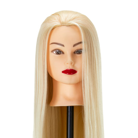 Gabbiano WZ2 hairdressing training head, synthetic hair, color 613#, length 24" - BVShop