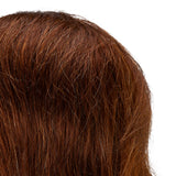 Gabbiano WZ3 hairdressing training head, natural hair, color 4#, length 8" - BVShop
