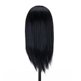 Gabbiano WZ4 training head with beard, synthetic hair, color 1#, length 8"+6" - BVShop