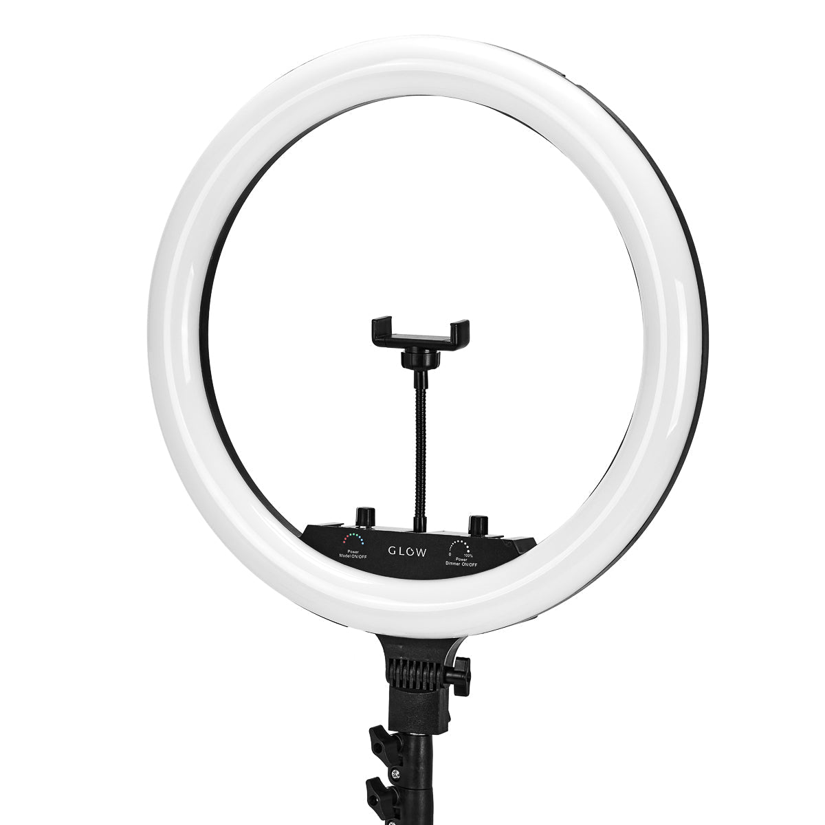 GLOW 18" bsc RGB ring lamp with 45W tripod - BVShop