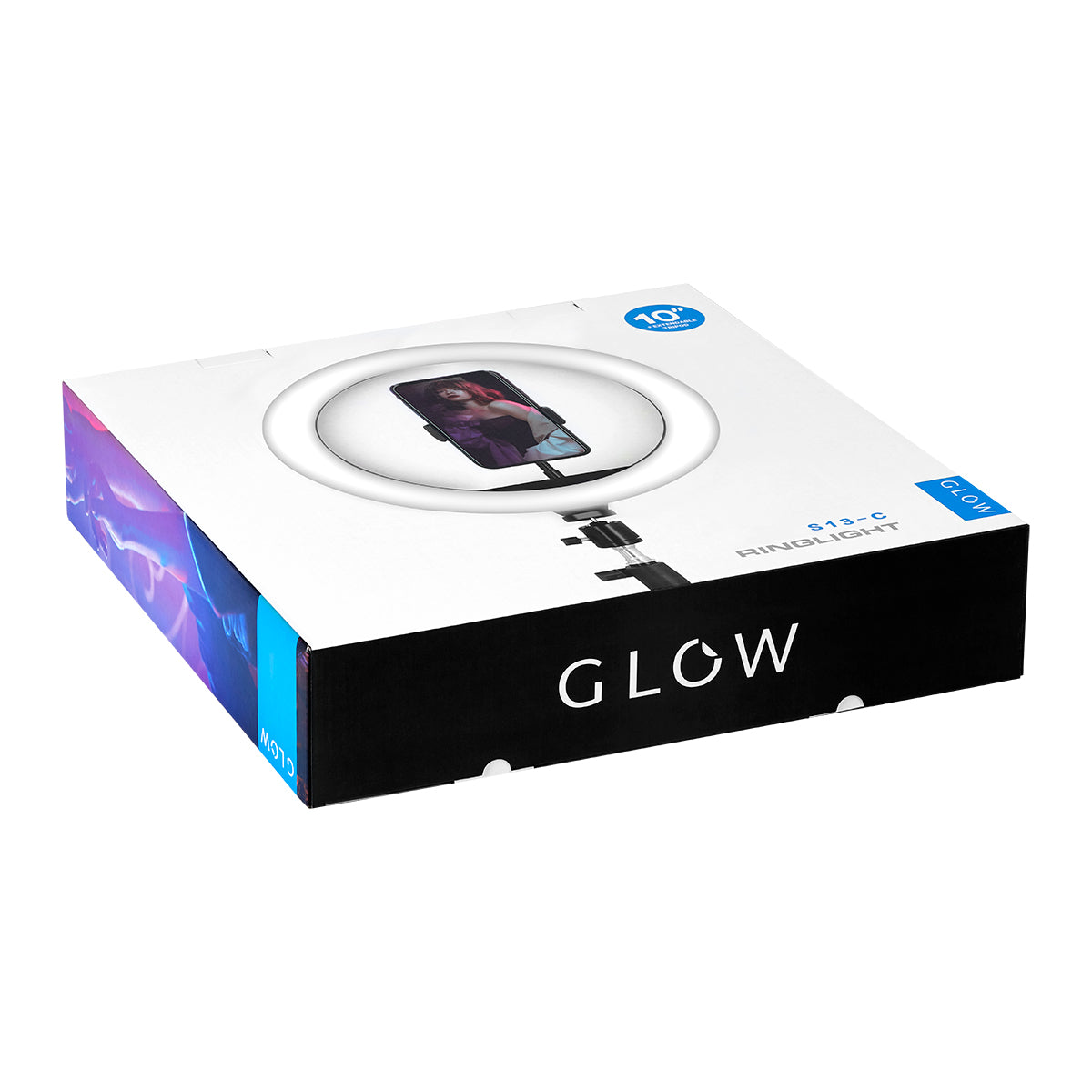GLOW ring lamp ring 10" bsc with tripod 10W - BVShop