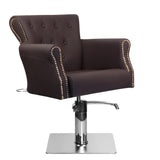 Hair system barber chair ber 8541 brown - BVShop