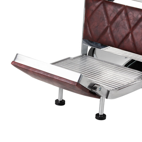 Hair System barber chair BM88066 burgundy - BVShop