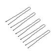 Hairdressing buns for hair e-65 300 pieces 6 cm black - BVShop