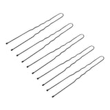 Hairdressing buns for hair e-65 300 pieces 7 cm black - BVShop