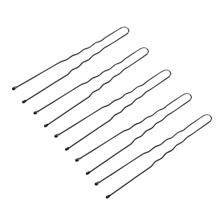 Hairdressing buns for hair e-65 300 pieces 7 cm black - BVShop