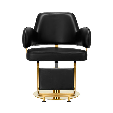 Hairdressing chair Gabbiano Linz NQ Gold Black - BVShop
