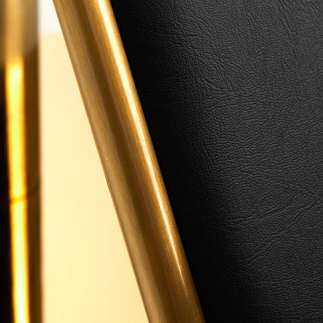 Hairdressing chair Gabbiano Linz NQ Gold Black - BVShop
