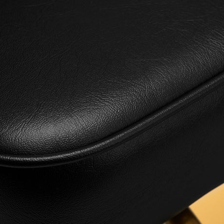 Hairdressing chair Gabbiano Linz NQ Gold Black - BVShop