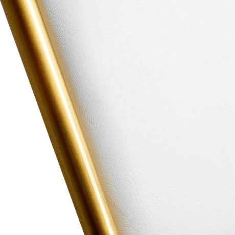 Hairdressing chair Gabbiano Linz NQ Gold White - BVShop