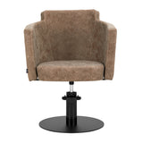 Hairdressing chair Gabbiano Roma old Brown - BVShop