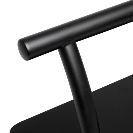 Hairdressing footstool L005S black - BVShop