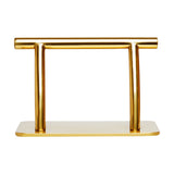 Hairdressing footstool L005S gold - BVShop