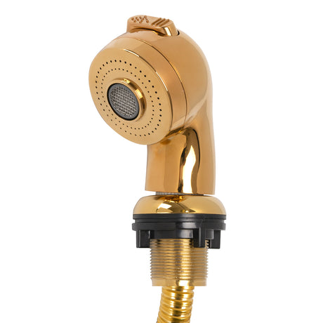 Hairdressing wash unit handset gold large - BVShop