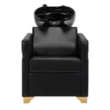 Hairdressing wash unit Toledo black - BVShop