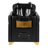 Hairdressing wash unit Toledo black - BVShop