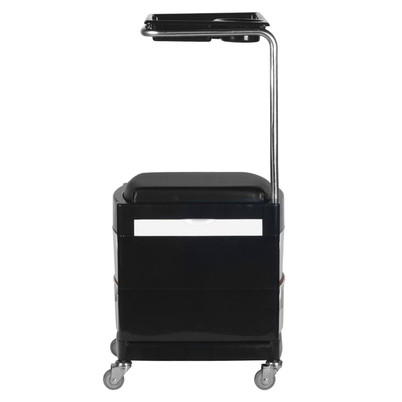Helper - pedicure stool 16 plus black / white - BVShop