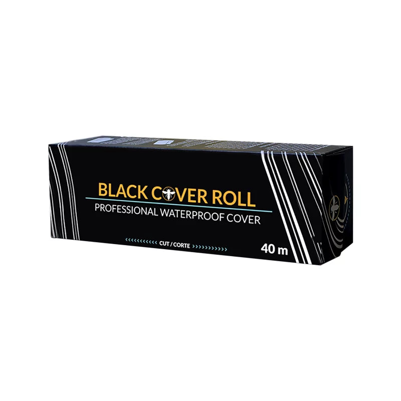 Hornet Black Waterproof Barrier Film 32cm x 40m roll for tattoo studio surface protection