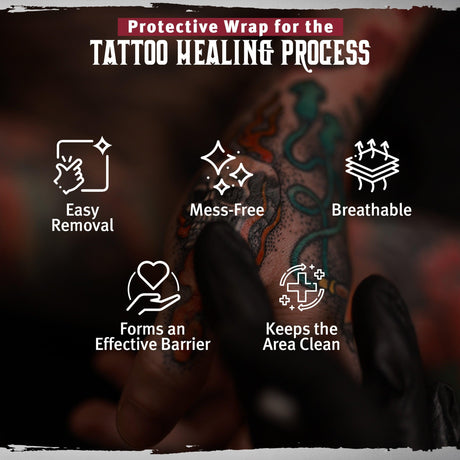 Hustle Butter Tattoo Aftercare Wrap 15cm x 2m - BVShop