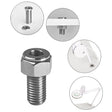 Inox tube magnifier lamp holder - BVShop
