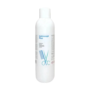 Chemi-Pharm Instrusept Plus disinfectant spray bottle for surfaces and tools, 1000ml, designed for sanitation and cleaning.