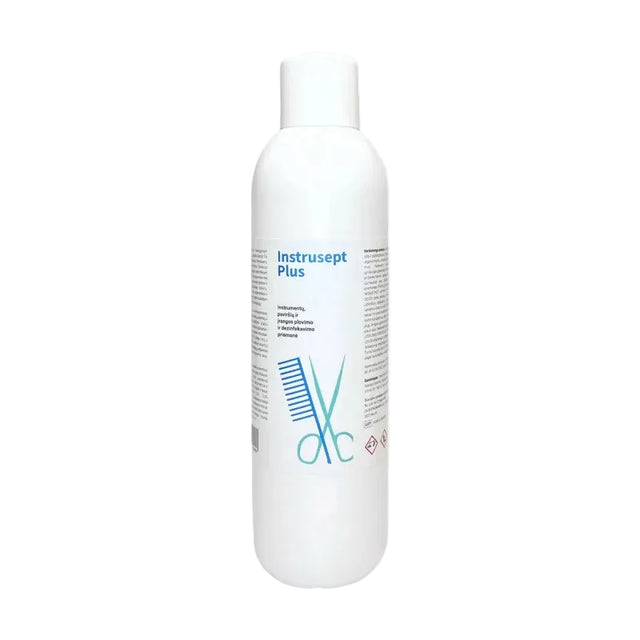 Chemi-Pharm Instrusept Plus disinfectant spray bottle for surfaces and tools, 1000ml, designed for sanitation and cleaning.